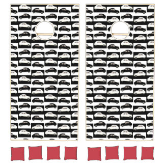 Citroen 2 CV Tiled Pattern Cornhole Set