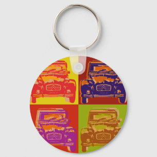 Citroen 2CV 1 Keychain