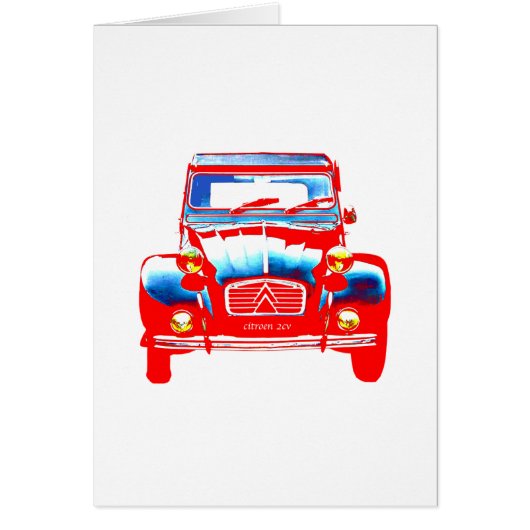 Citroen 2CV 2 Cards (Front)