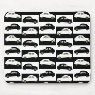 Citroen 2CV Black White Mouse Pad
