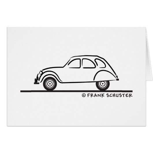 Citroen 2CV Cards (Front Horizontal)