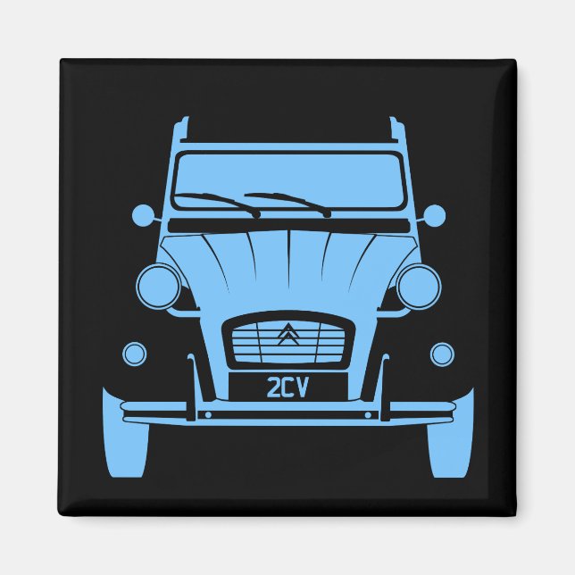 Citroen 2CV Deux Chevaux fridge magnet (Front)
