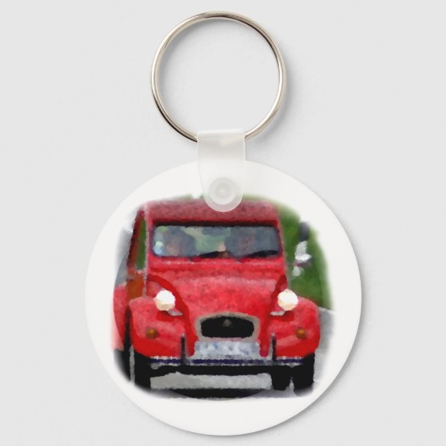 Citroen 2CV Ente Keychain (Front)