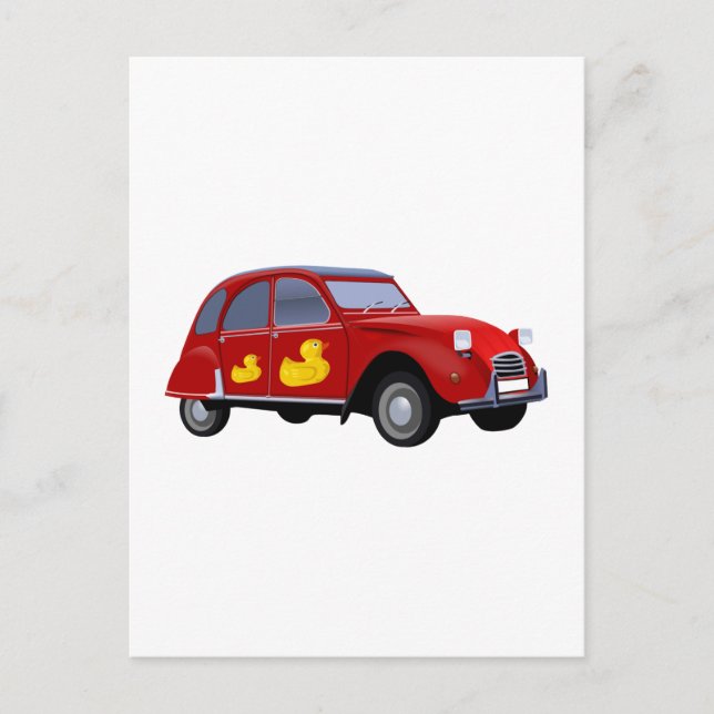 Citroen 2CV Ente Postcard (Front)