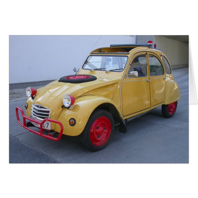 Citroën 2CV Erpel Cards (Front Horizontal)
