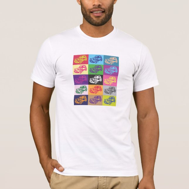 Citroen 2CV Mosaic Tshirt (Front)