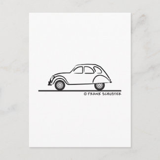 Citroen 2CV Postcard