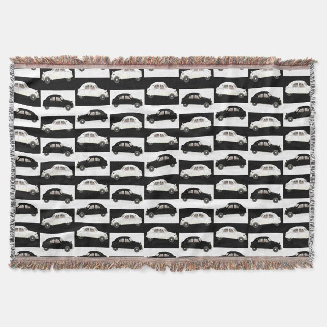 Citroen 2CV Throw Blanket (Front)