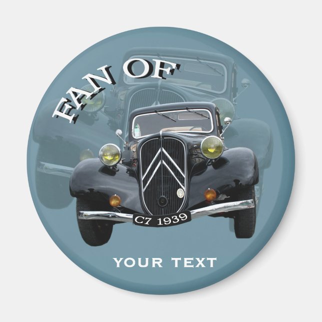 CITROEN C7 1939 MAGNET (Front)