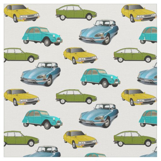Citroen Cars Fabric