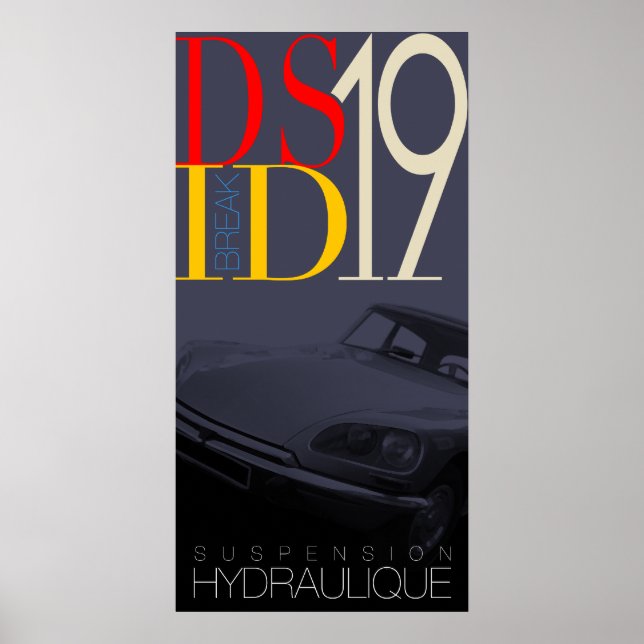 Citroen DS Poster (Front)