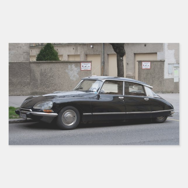 Citroën DS Rectangular Sticker (Front)