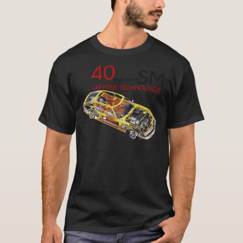 CITROEN SM Classic T_Shirt Copy