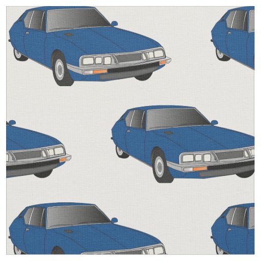 Citroen SM Dark Blue Fabric