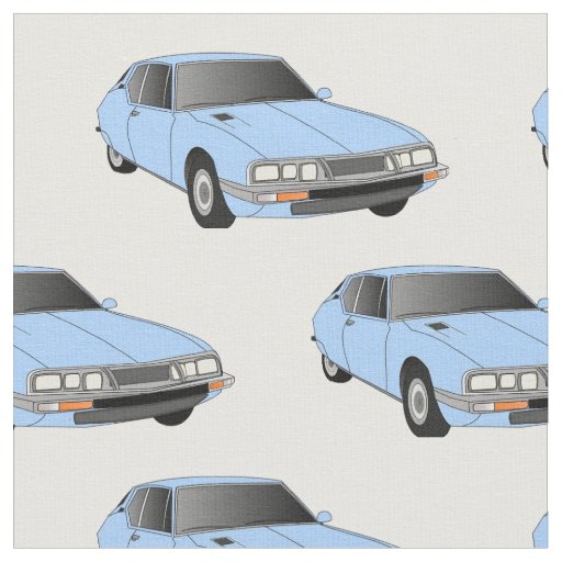 Citroen SM Ice Blue Fabric