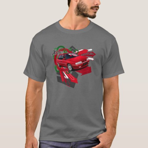 Citroen Xantia Activa Illustrated T_shirt