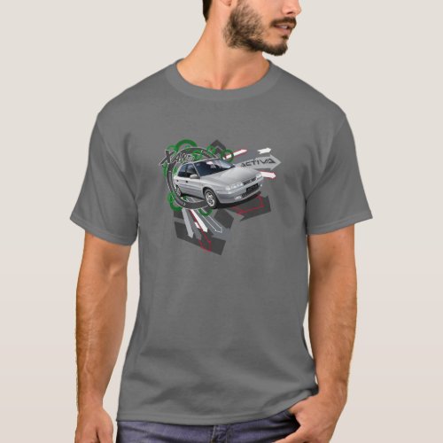 Citroen Xantia Activa Illustrated T_shirt