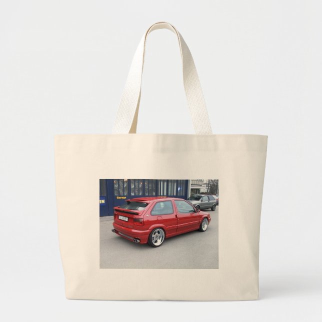 Citroen ZX VS SD 8x17 Large Tote Bag (Front)