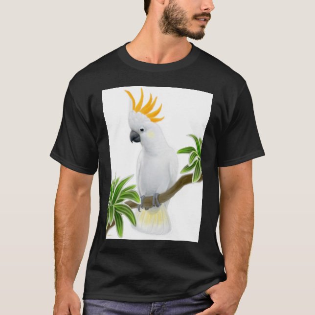 Citron Cockatoo Dark T-Shirt (Front)