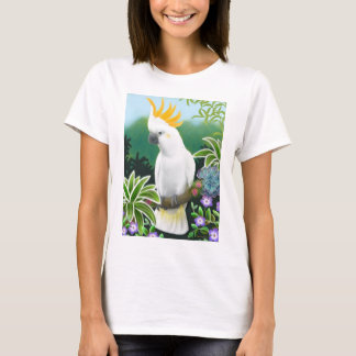 Citron Cockatoo Ladies Babydoll T-Shirt