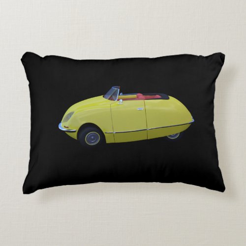 Citron_DS Cabrio Yellow Accent Pillow