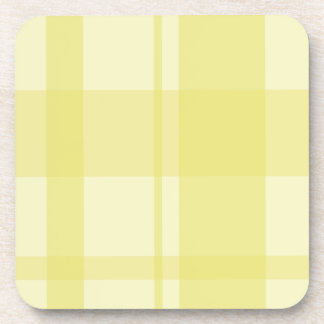 citron plaid coaster