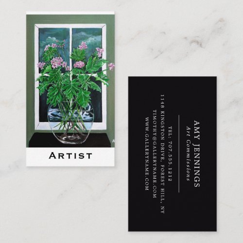 Citronella Dreams Painting by Alfred Fox Business Card