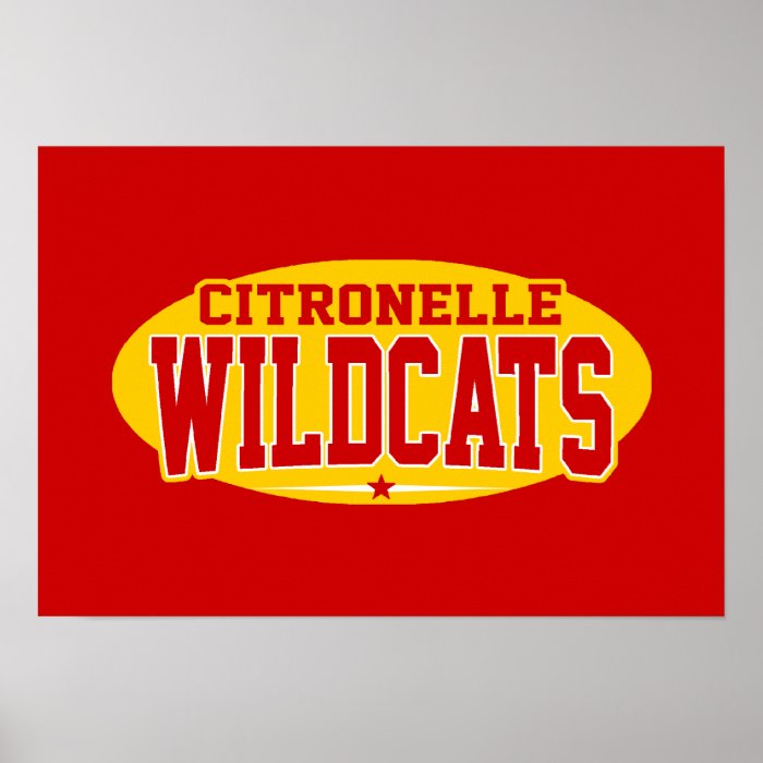 Citronelle High School; Wildcats Poster