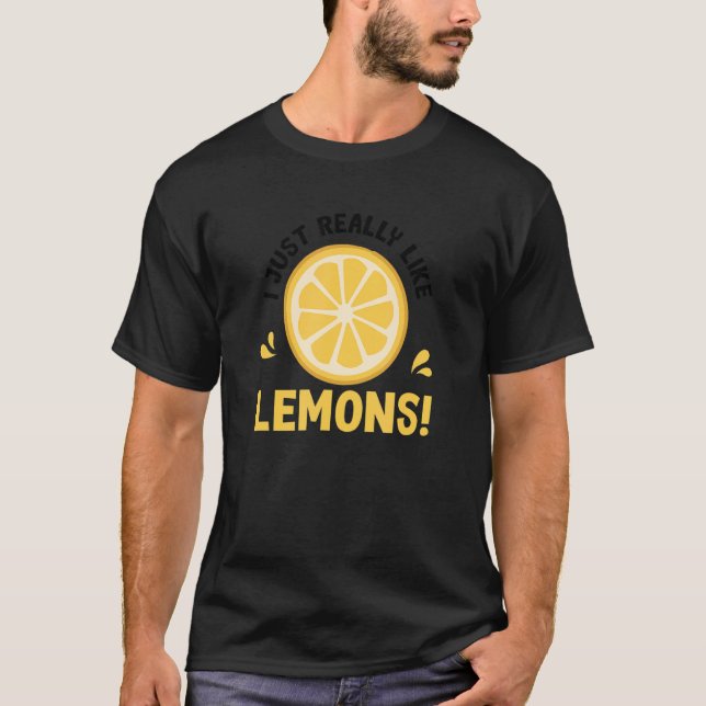 Citruis Fruit Summer Lemon Tropical Lemonade T-Shirt (Front)