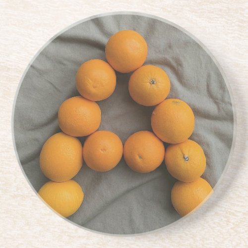 Citrus A Sandstone Coaster  Fruit Design