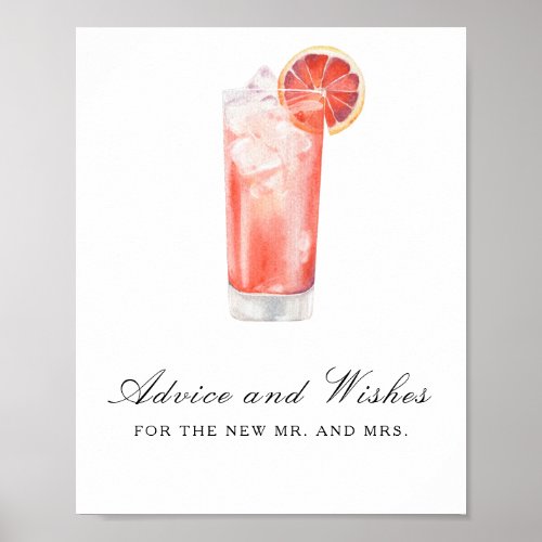 Citrus - Advice and Wishes for Newlyweds Poster