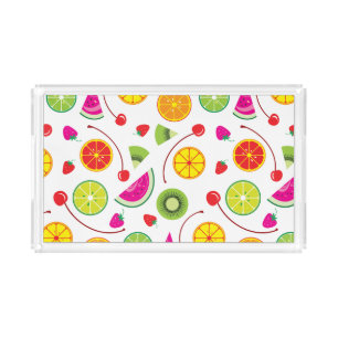 Citrus and Berries Acrylic Tray