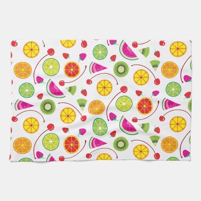 Citrus and Berries Kitchen Towel (Horizontal)