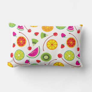 Citrus and Berries Lumbar Pillow