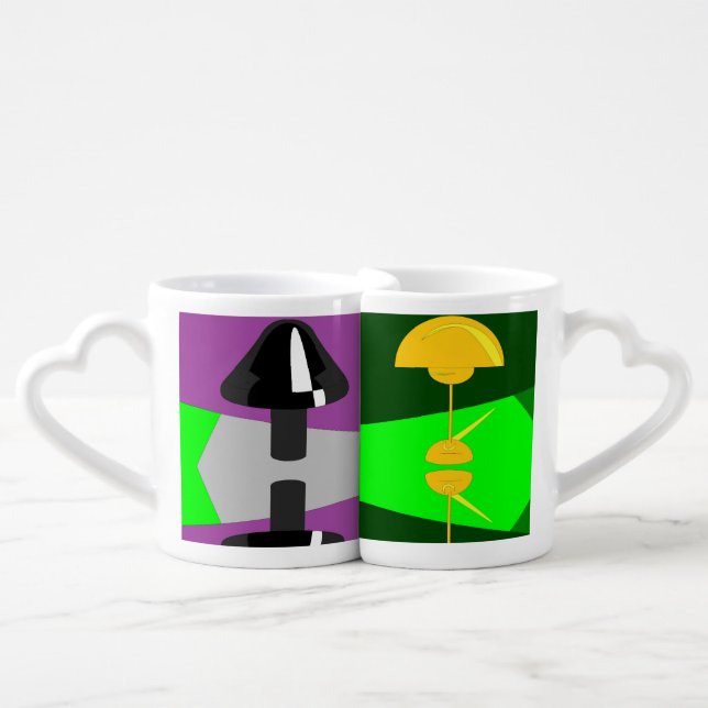 Citrus and Sheer Matching Mugs (Front Nesting)