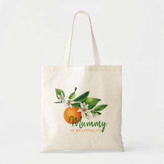 Citrus Baby Shower Mom Gift Personalized Tote Bag