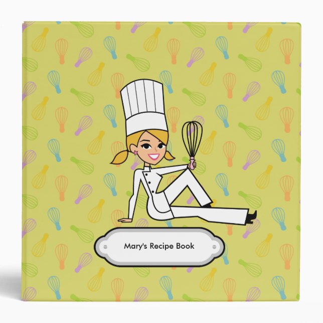 Citrus Baker Themed Recipe Binder (Front)