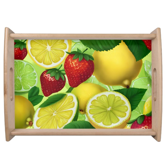 Citrus Berry Fresh Serving Tray (Front)
