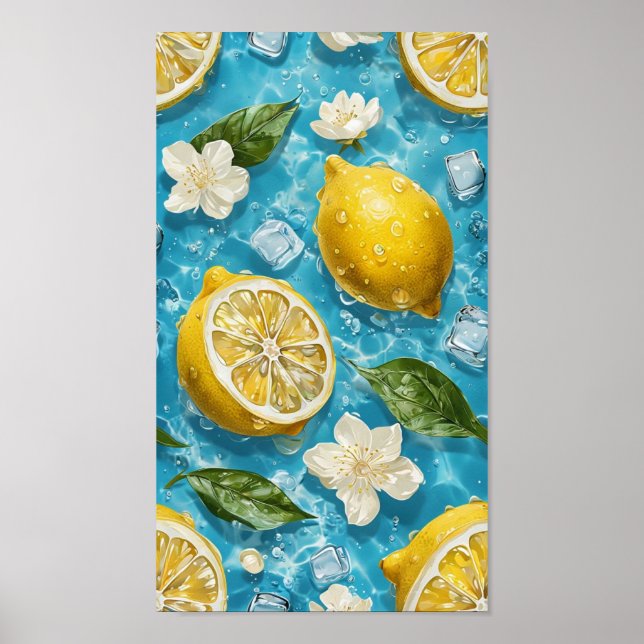 Citrus Bloom Freshness Poster (Front)