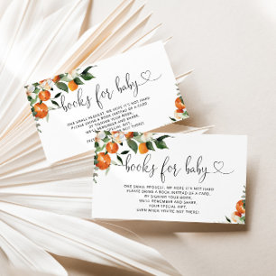 Citrus books for baby ticket enclosure card
