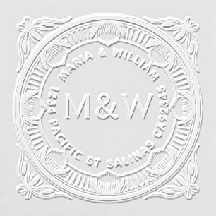 Citrus & Bows Return Address Embosser