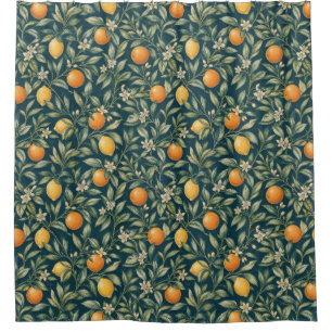 Citrus Branch Shower Curtain