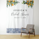 Citrus Bridal Shower Backdrop Photo Booth at Zazzle