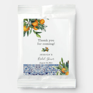 Citrus Bridal Shower Favors Lemonade Drink Mix