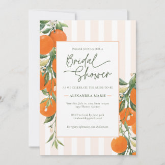 Citrus Bridal Shower Invitation