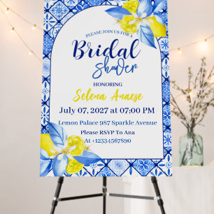 Citrus Bridal Shower Welcome Sign