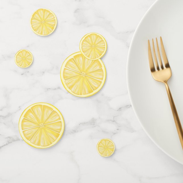 Citrus Bright Lemon Positano Cocktail Confetti (Group)