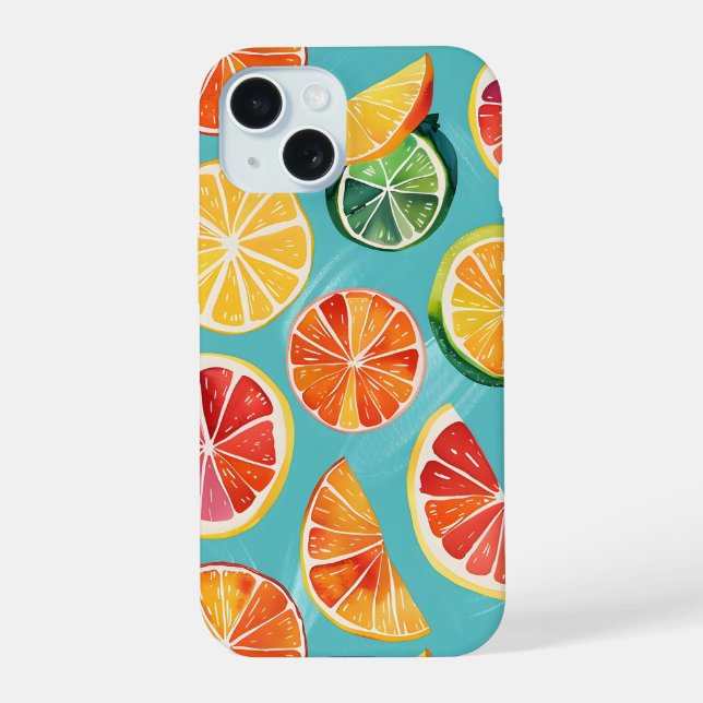 Citrus Burst Iphone Case (Back)