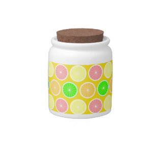 Citrus Candy Jar