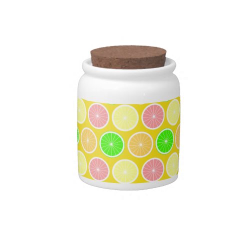 Citrus Candy Jar